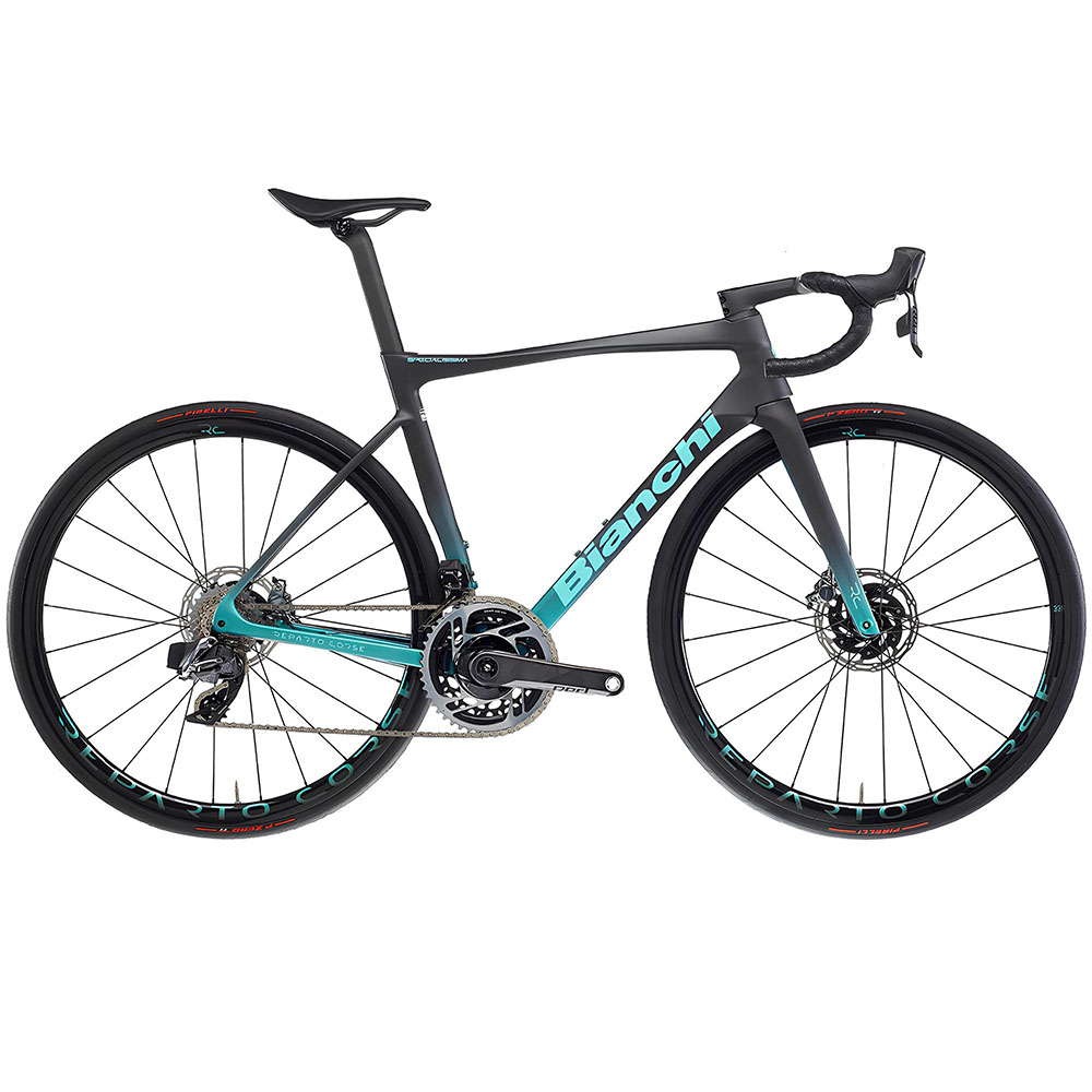 2024 Bianchi Specialissima RC Carbon Road Bike with SRAM Red eTap AXS 12-Speed and Power Meter