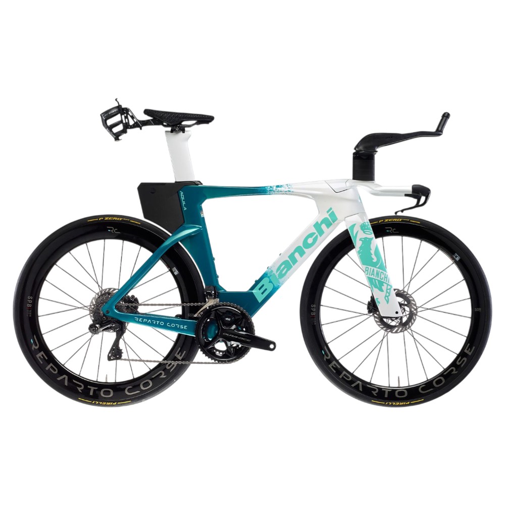 2026 Bianchi Aquila RC SRAM Rival Etap AXS E1 Carbon Triathlon Bike