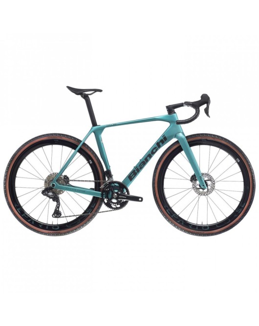 2025 Bianchi IMPULSO RC - GRX 825 Di2 - Gravel Bike - celeste metallic / graphite / CK16