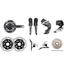 SRAM Red Etap AXS HRD FM 2x12 33-46 Cl Disc Brake Power Meter Groupset SRAM Red Etap AXS HRD FM 2x12 33-46 Cl Disc Brake Power Meter Groupset