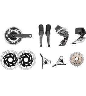 SRAM Red Etap AXS HRD FM 2x12 35-48 CL Disc Brake Power Meter Groupset SRAM Red Etap AXS HRD FM 2x12 35-48 CL Disc Brake Power Meter Groupset