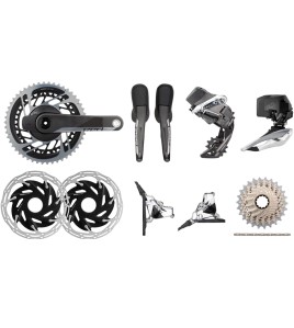 SRAM Red Etap AXS HRD FM 2x12 37-50 Cl Disc Brake Power Meter Groupset SRAM Red Etap AXS HRD FM 2x12 37-50 Cl Disc Brake Power Meter Groupset