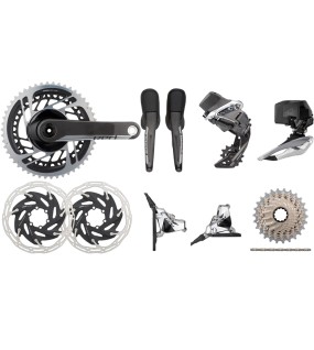 SRAM Red Etap AXS HRD FM 2x12-Speed 37-50 6-Bolt Disc Brake Groupset SRAM Red Etap AXS HRD FM 2x12-Speed 37-50 6-Bolt Disc Brake Groupset