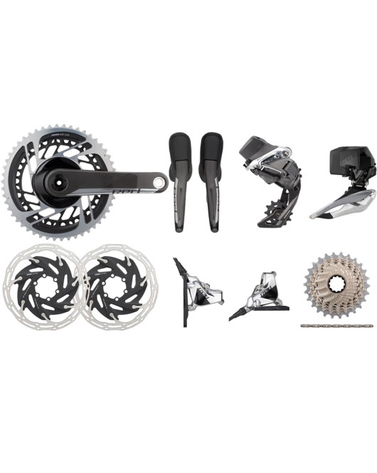 SRAM Red Etap AXS HRD FM 2x12-Speed 37-50 6-Bolt Disc Brake Groupset