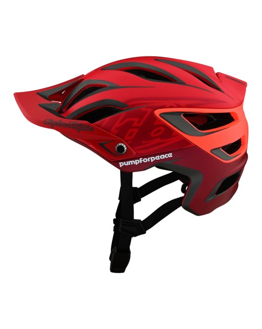 A3 Helmet W/Mips Pump For Peace Red