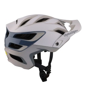 Troy Lee Designs A3 Helmet W/Mips Uno Light Gray  Troy Lee Designs A3 Helmet W/Mips Uno Light Gray