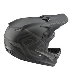 Troy Lee Designs D3 Fiberlite Helmet Mono Black