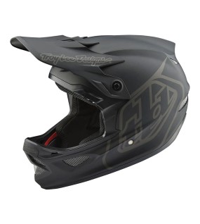 Troy Lee Designs D3 Fiberlite Helmet Mono Black