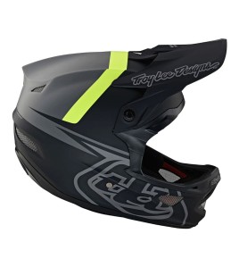 Troy Lee Designs D3 Fiberlite Helmet Slant Gray