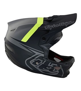 Troy Lee Designs D3 Fiberlite Helmet Slant Gray