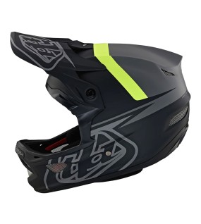 Troy Lee Designs D3 Fiberlite Helmet Slant Gray