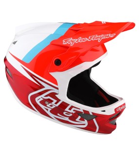 Troy Lee Designs D3 Fiberlite Helmet Slant Red