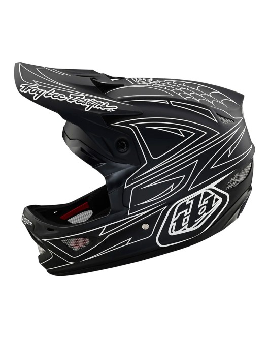 D3 Fiberlite Helmet Spiderstripe Black