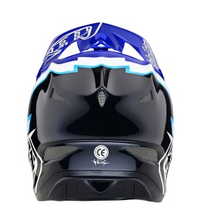 Troy Lee Designs D3 Fiberlite Helmet Volt Blue Troy Lee Designs D3 Fiberlite Helmet Volt Blue