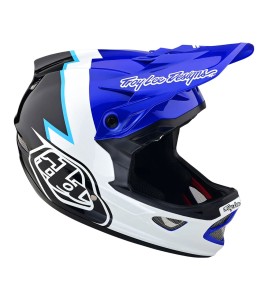 Troy Lee Designs D3 Fiberlite Helmet Volt Blue Troy Lee Designs D3 Fiberlite Helmet Volt Blue