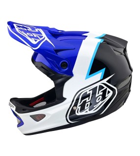 Troy Lee Designs D3 Fiberlite Helmet Volt Blue Troy Lee Designs D3 Fiberlite Helmet Volt Blue