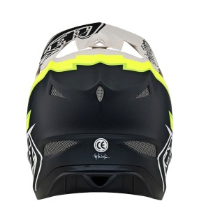Troy Lee Designs D3 Fiberlite Helmet Volt Flo Yellow Troy Lee Designs D3 Fiberlite Helmet Volt Flo Yellow
