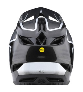 Troy Lee Designs D4 Carbon Helmet W/Mips Lines Black / Gray Troy Lee Designs D4 Carbon Helmet W/Mips Lines Black / Gray