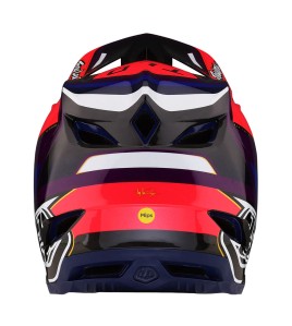 Troy Lee Designs D4 Carbon Helmet W/Mips Reverb Pink / Purple