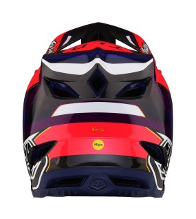 Troy Lee Designs D4 Carbon Helmet W/Mips Reverb Pink / Purple