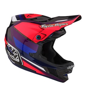 Troy Lee Designs D4 Carbon Helmet W/Mips Reverb Pink / Purple