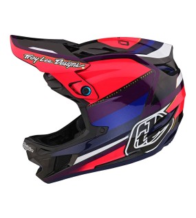 Troy Lee Designs D4 Carbon Helmet W/Mips Reverb Pink / Purple