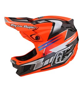 Troy Lee Designs D4 Carbon Helmet W/Mips Saber Red Troy Lee Designs D4 Carbon Helmet W/Mips Saber Red