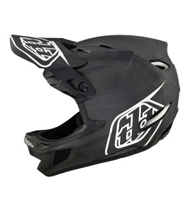Troy Lee Designs D4 Carbon Helmet W/Mips Stealth Black / Silver Troy Lee Designs D4 Carbon Helmet W/Mips Stealth Black / Silver