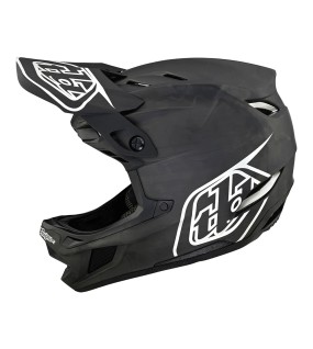 Troy Lee Designs D4 Carbon Helmet W/Mips Stealth Black / Silver