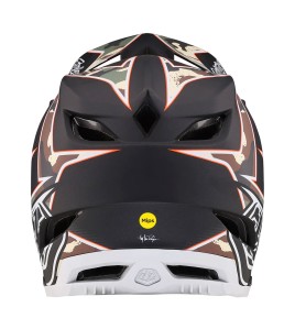 Troy Lee Designs D4 Composite Helmet W/Mips Matrix Camo Army Green