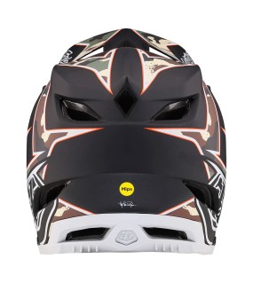 Troy Lee Designs D4 Composite Helmet W/Mips Matrix Camo Army Green