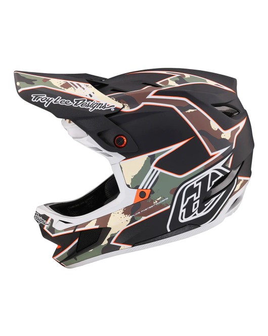 D4 Composite Helmet W/Mips Matrix Camo Army Green