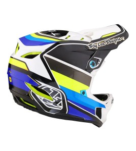 Troy Lee Designs D4 Composite Helmet W/Mips Reverb White / Blue Troy Lee Designs D4 Composite Helmet W/Mips Reverb White / Blue