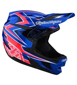 Troy Lee Designs D4 Composite Helmet W/Mips Volt Blue