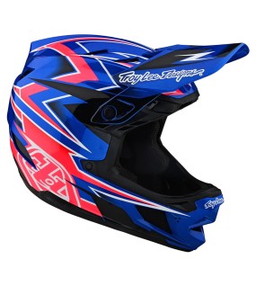 Troy Lee Designs D4 Composite Helmet W/Mips Volt Blue