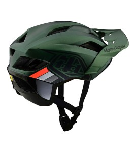 Troy Lee Designs Flowline Se Helmet W/Mips Badge Forest / Charcoal