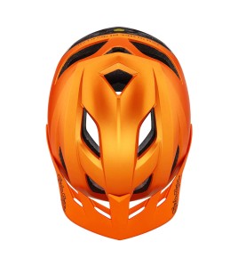 Troy Lee Designs Flowline Se Helmet W/Mips Radian Orange / Dark Gray