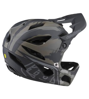 Troy Lee Designs Stage Helmet W/Mips Brush Camo Military