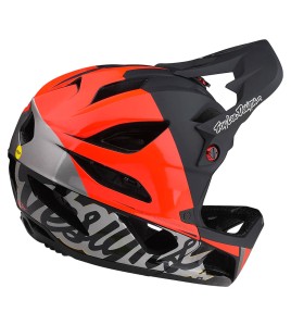 Troy Lee Designs Stage Helmet W/Mips Nova Glo Red Troy Lee Designs Stage Helmet W/Mips Nova Glo Red